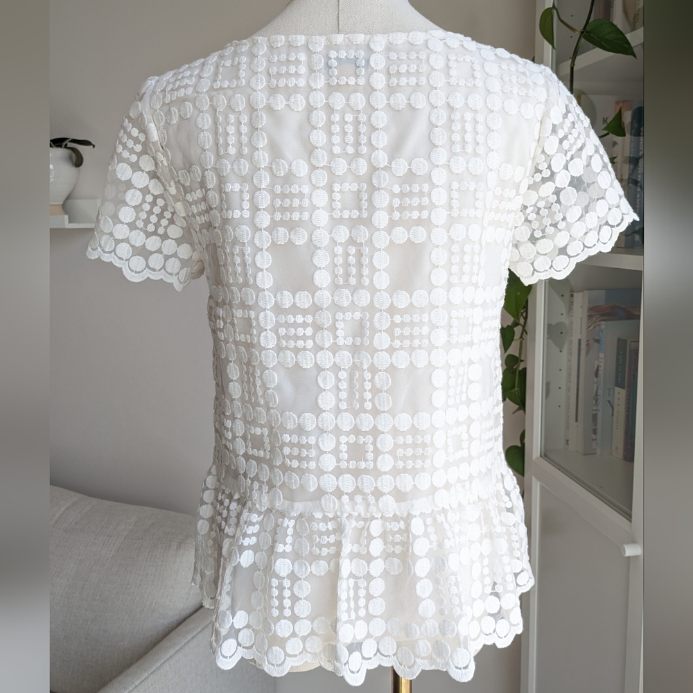 Leifsdottir Anthropologie Embroidered Top - Picture 2 of 11